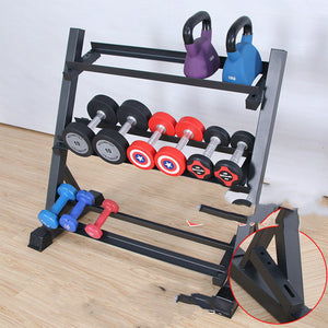 Elevate Your Home Workout with Our Three-Layer Dumbbell Rack