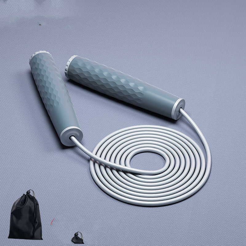 Students skipping rope fat reducing exercise