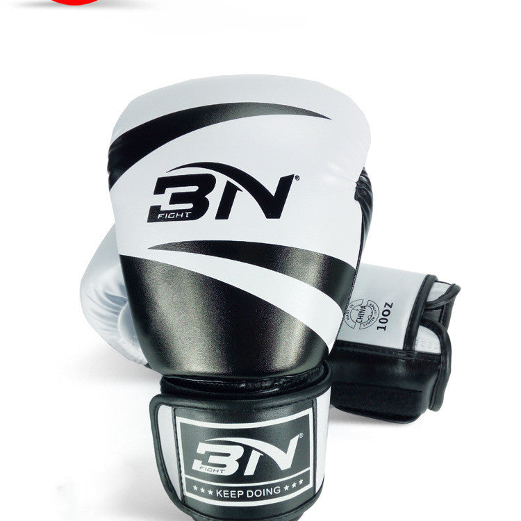 Fighting Muay Thai training punching gloves