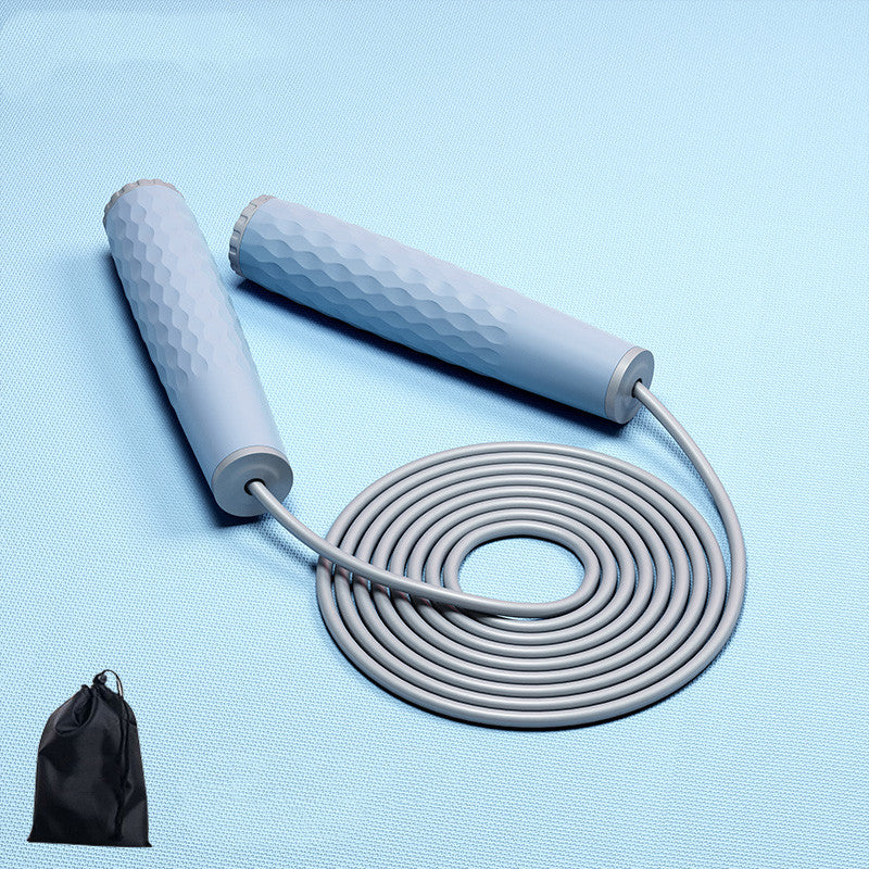 Students skipping rope fat reducing exercise