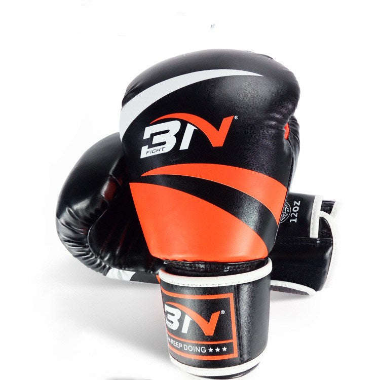 Fighting Muay Thai training punching gloves