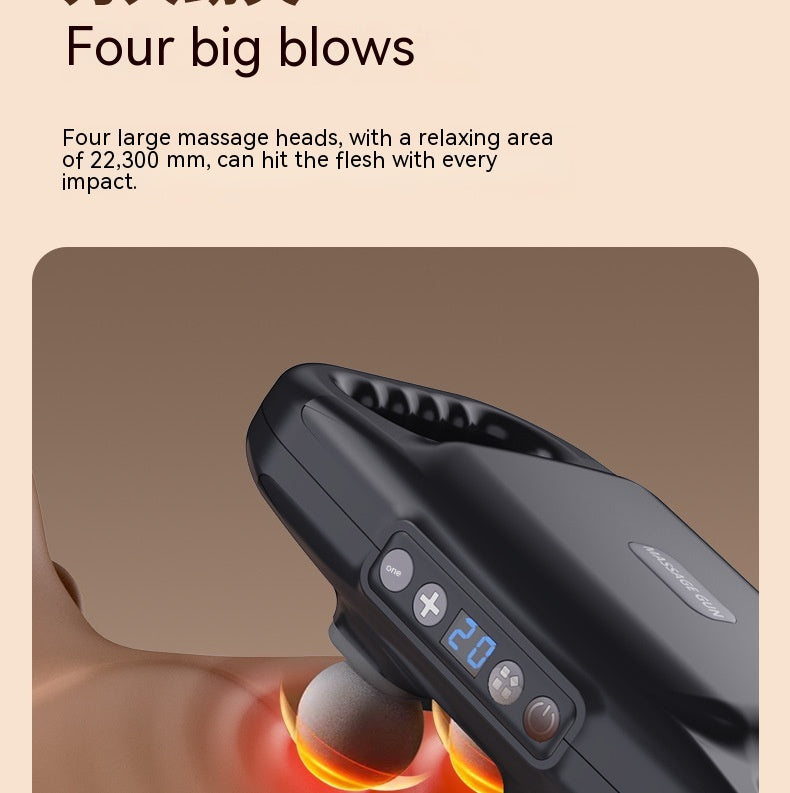 Four Head Massage Gun