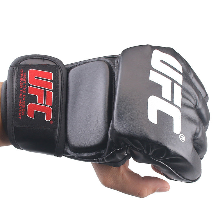 PU Half finger boxing gloves