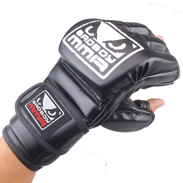 PU Half finger boxing gloves
