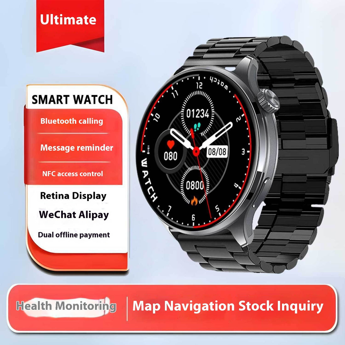 Watch Health Sports High Precision