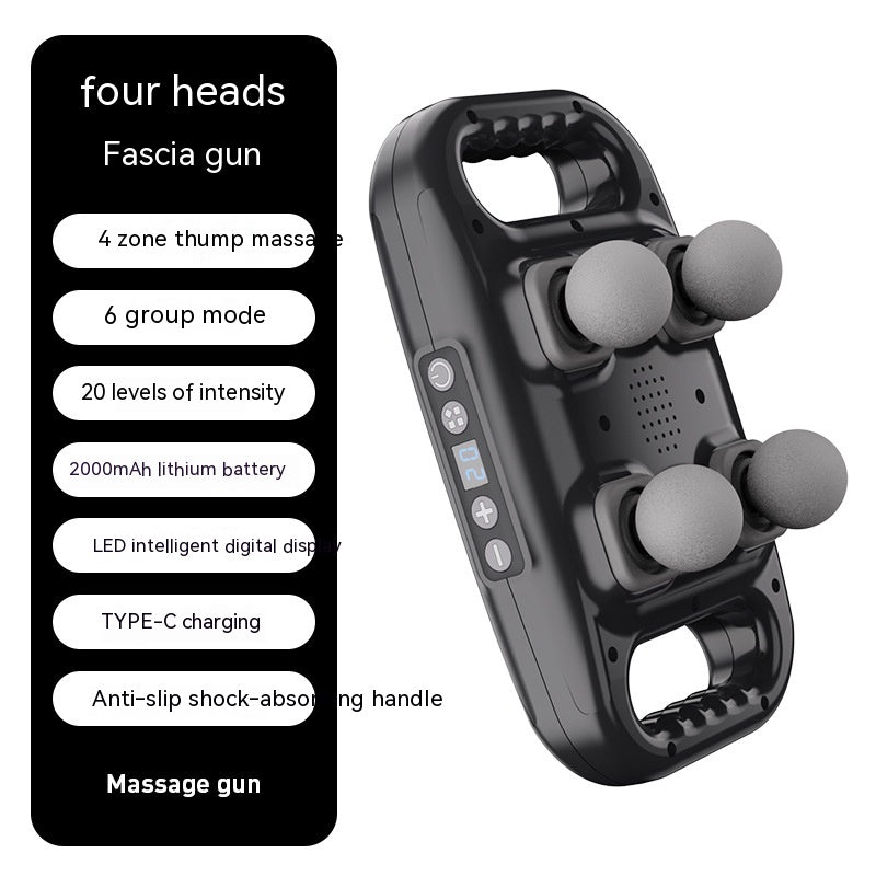 Four Head Massage Gun