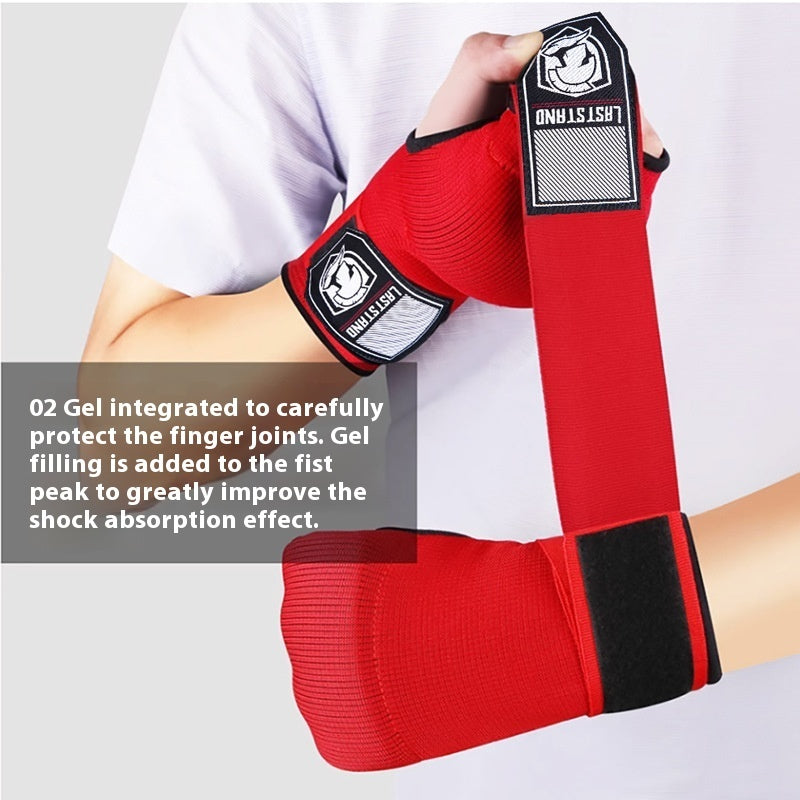 Gel Half Finger Quick Boxing Bandage Hand Guard Cloth