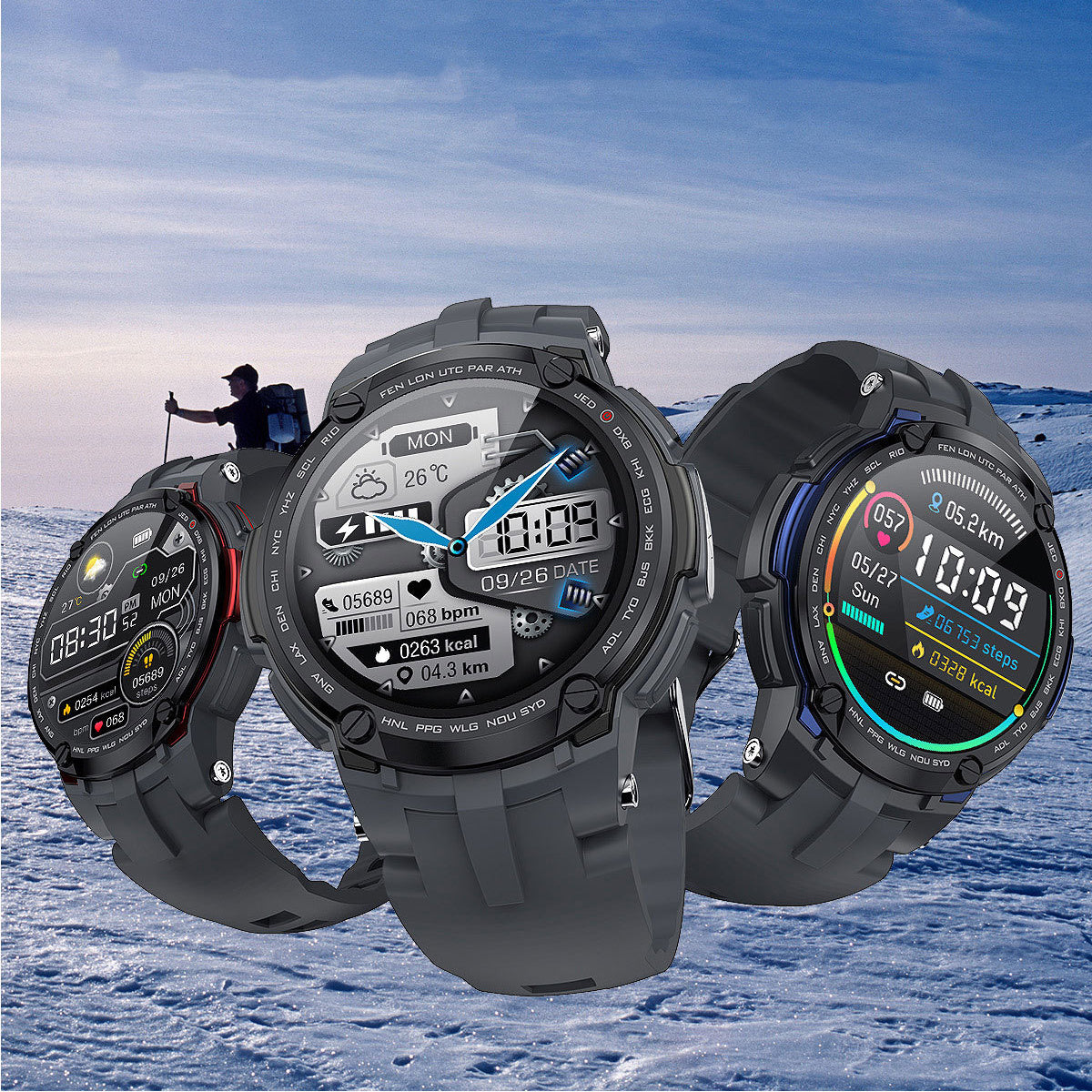 V6 Smart Sports Health Watch for Comprehensive Health Tracking