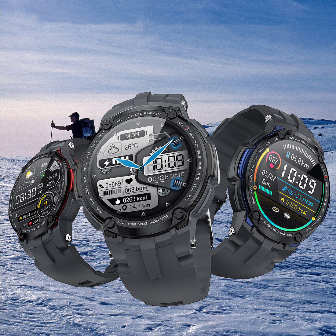 V6 Smart Sports Health Watch for Comprehensive Health Tracking