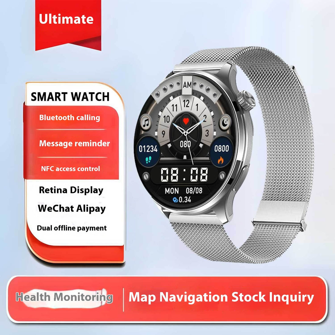 Watch Health Sports High Precision