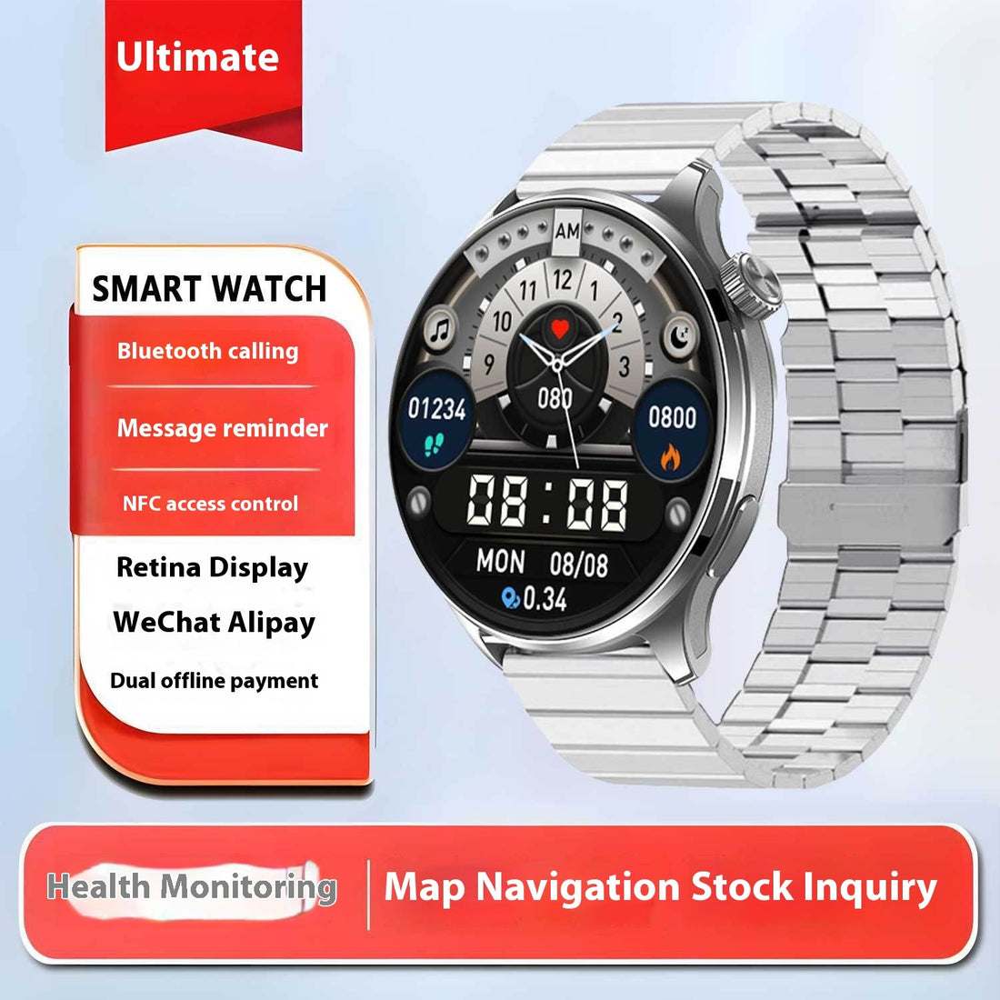 Watch Health Sports High Precision