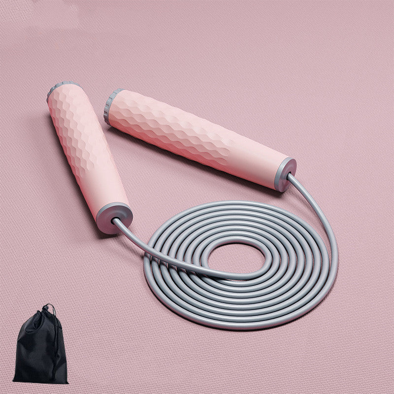 Students skipping rope fat reducing exercise