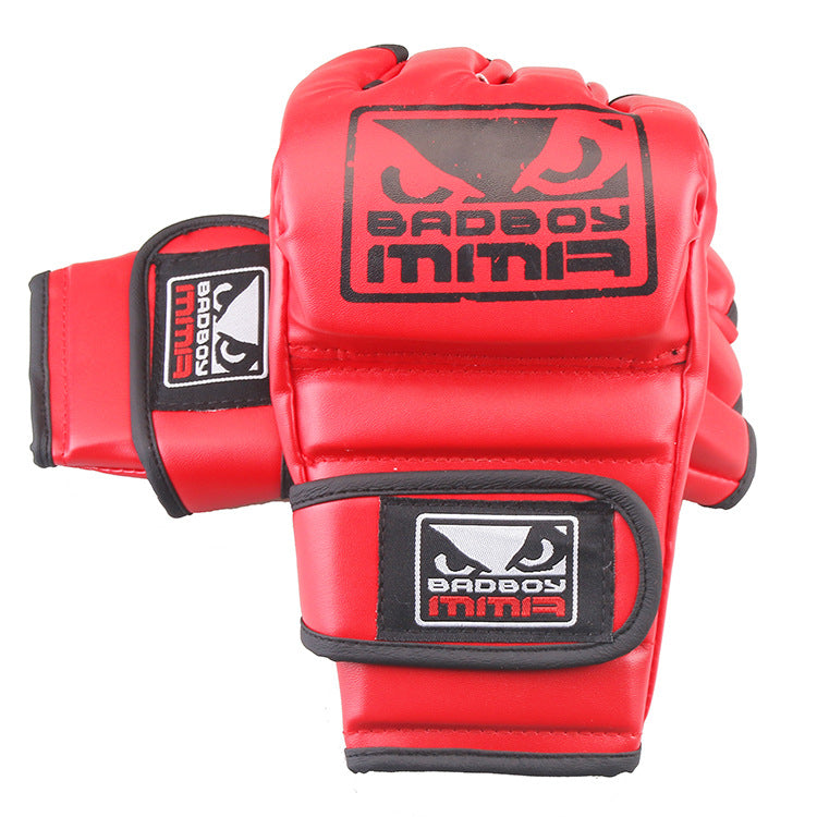 PU Half finger boxing gloves