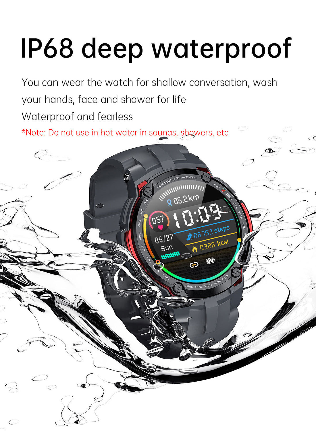 V6 Smart Sports Health Watch for Comprehensive Health Tracking