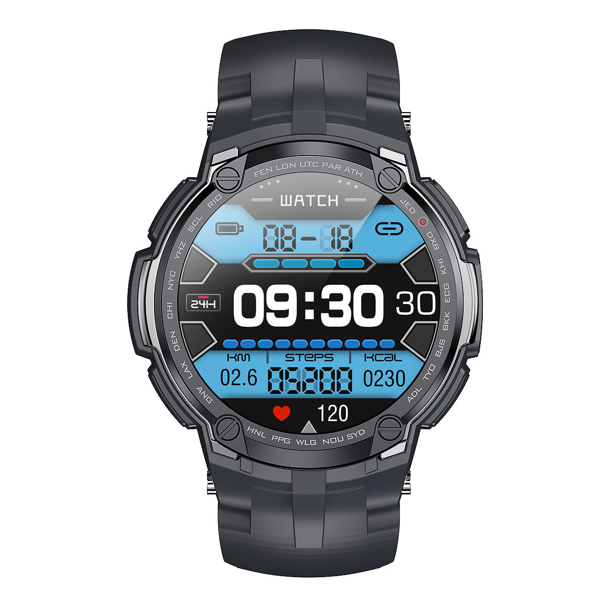 V6 Smart Sports Health Watch for Comprehensive Health Tracking