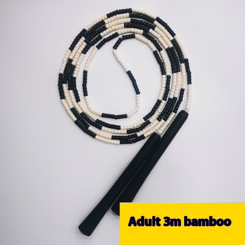 Bamboo Rope Soft Bead Skipping Rope