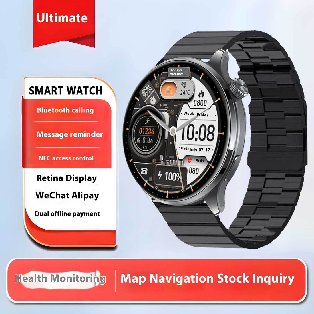 Watch Health Sports High Precision